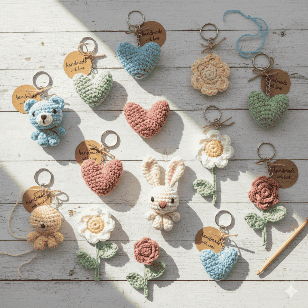 Handmade Crochet keychain that Make Perfect Gifts for Every Occasion