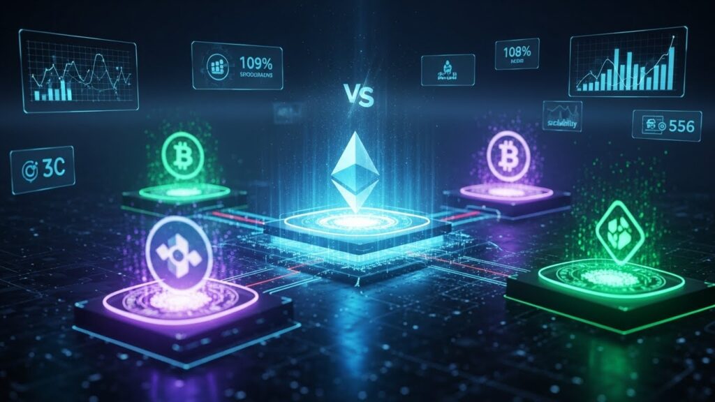 Technological Competition in the Blockchain Field