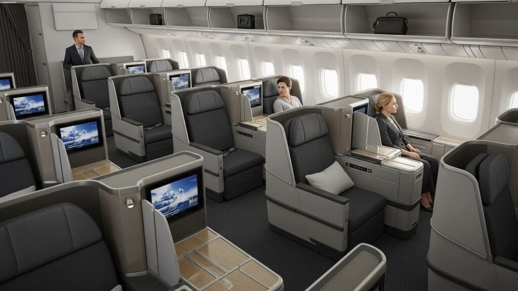United Airlines Premium Cabin | What to Expect in First and Business Class 1 Seat Design and Cabin Layout