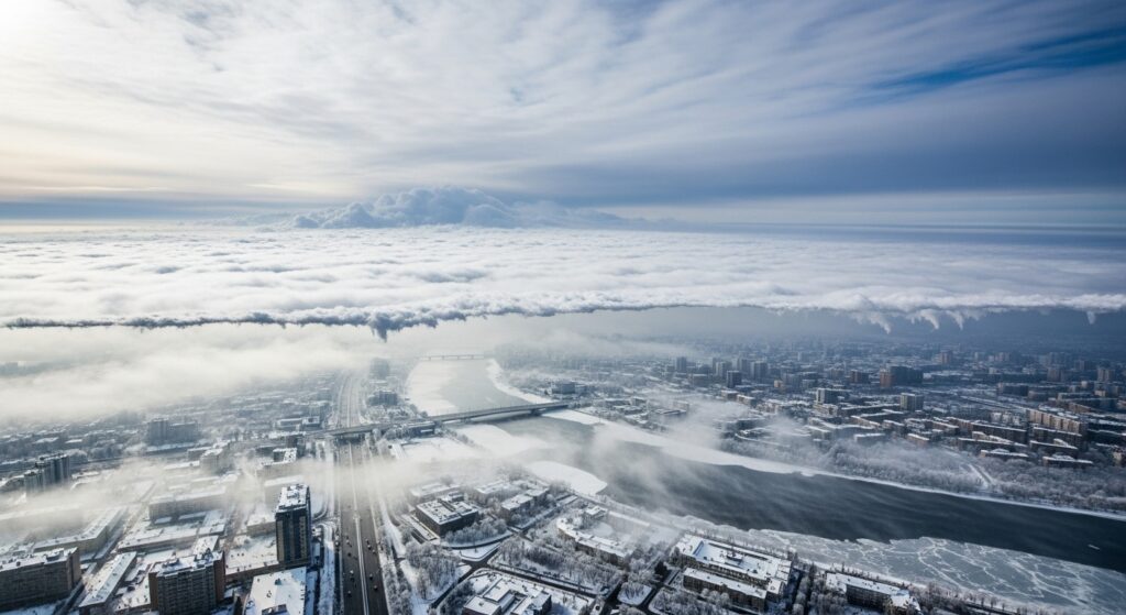 How Cold Air Travels South After a Vortex Collapse