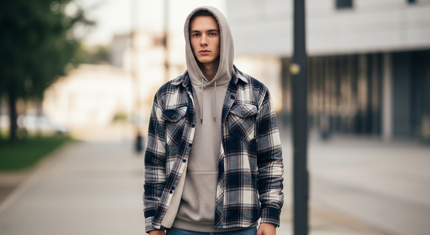 Flannel Over Hoodie | The Ultimate Layering Trend Redefining Street Style