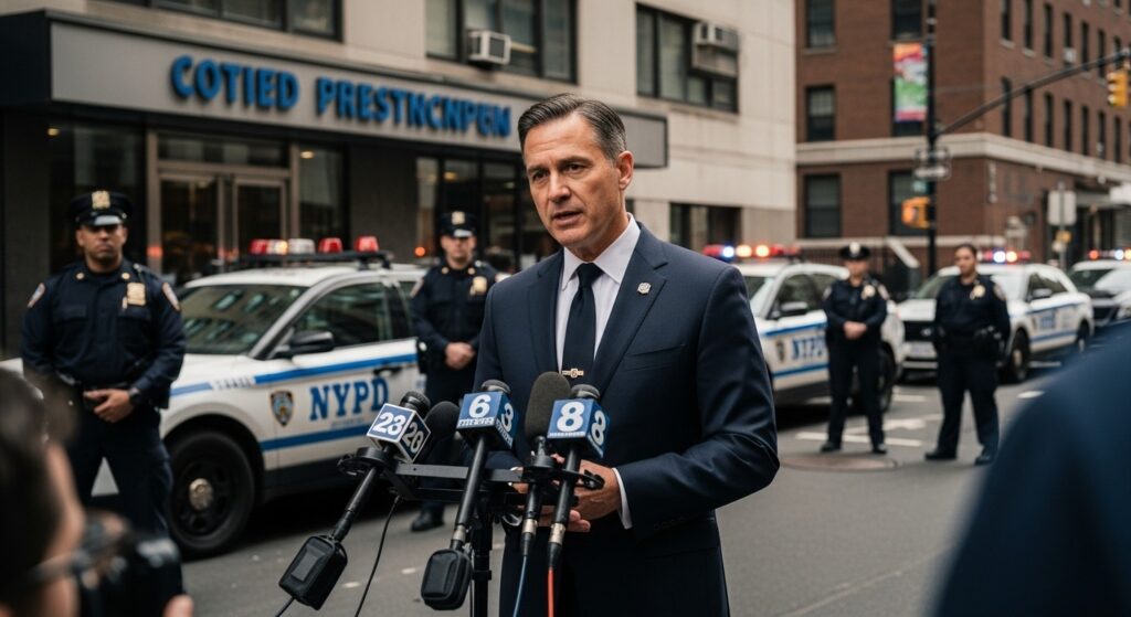 Why His NYPD Experience Matters in the Public Eye