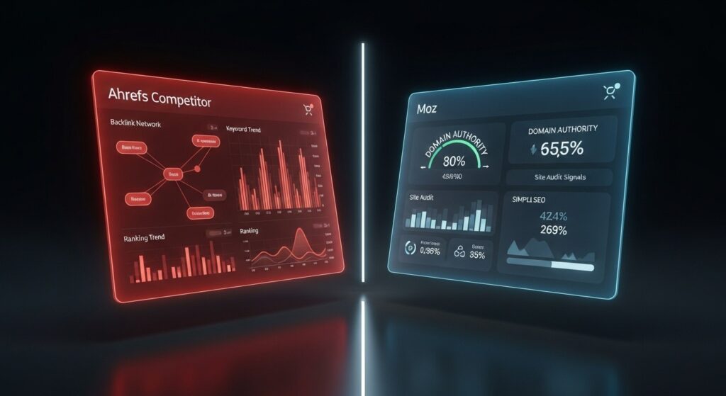 Comparing Ahrefs Competitor Tools with Moz