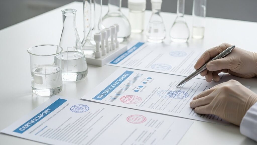 Interpretation Test Results and Certifications