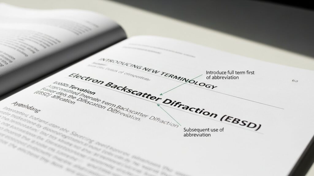 Best Practices for Introducing Abbreviations