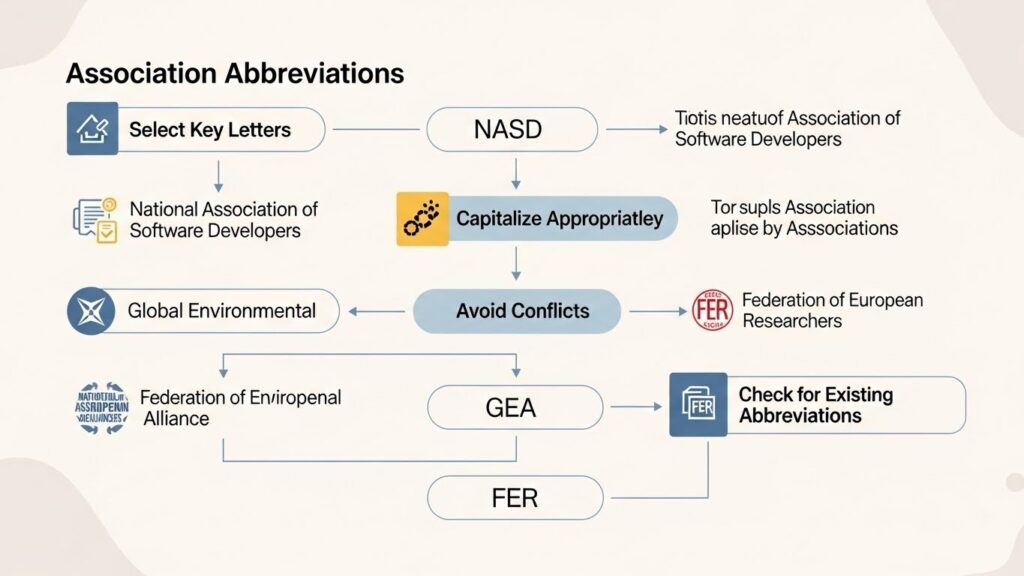 Rules for Forming Association Abbreviations