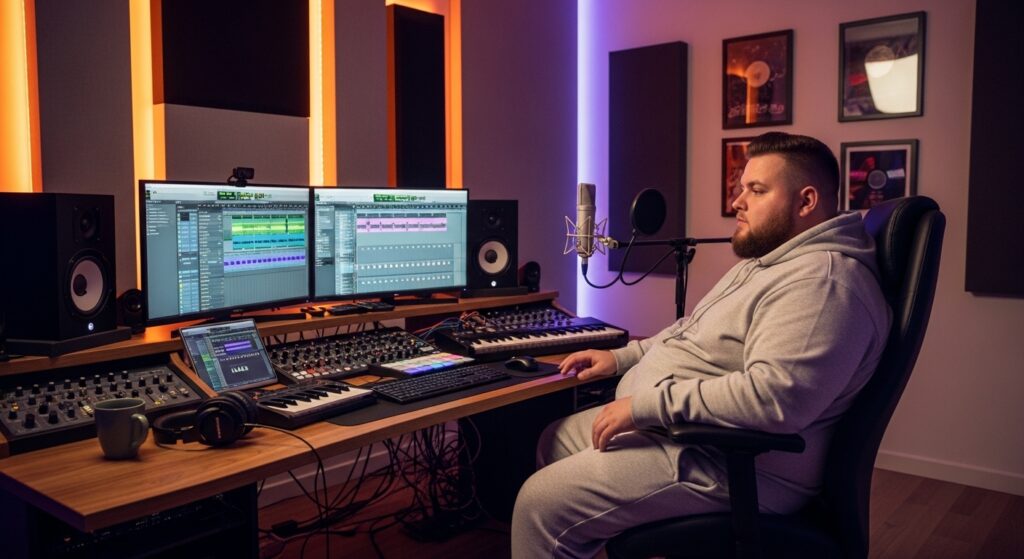 How Technology Shapes His Home Studio