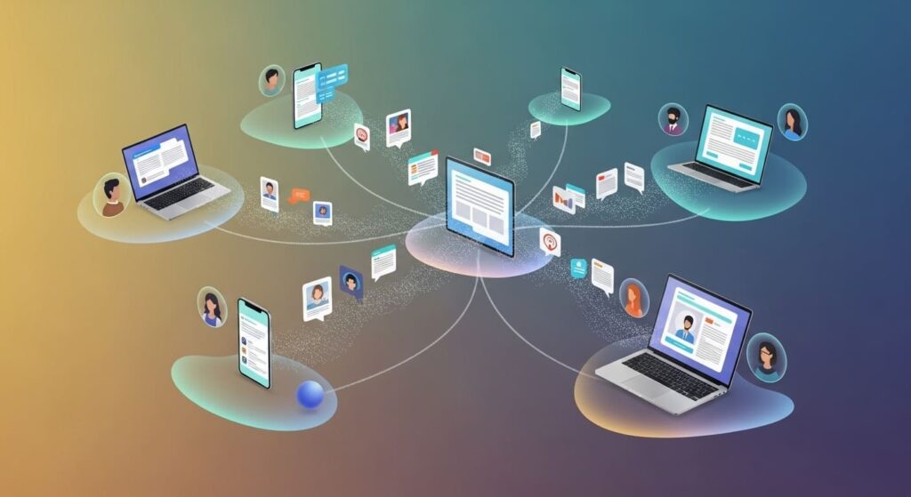Audience Engagement in a DualMedia Environment