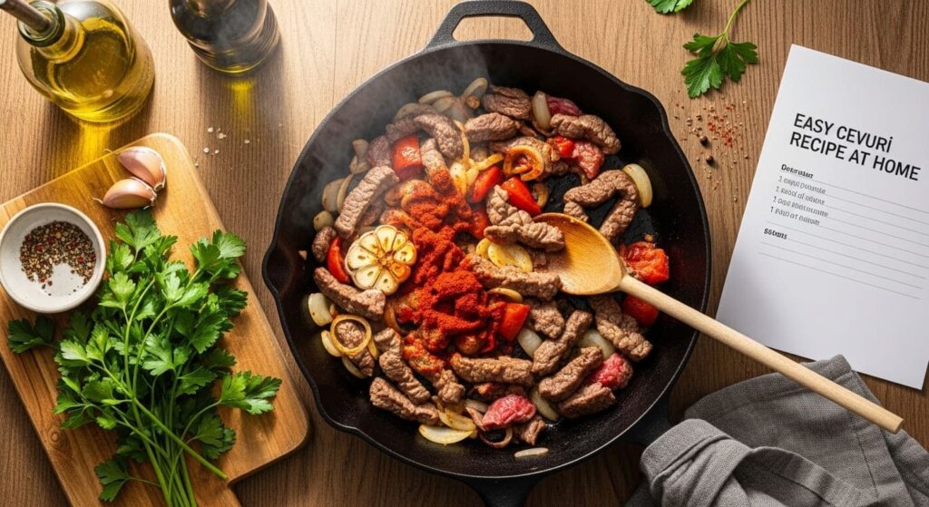 What is cevurı? Turkish Dish Meaning, Ingredients, and Easy Recipe Guide (2026) 1 Easy Cevurı Recipe at Home